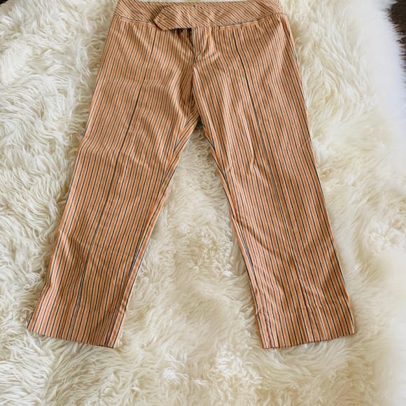 Marc Jacobs Pin Striped Crop pants Sz 6 - Picture 4 of 7